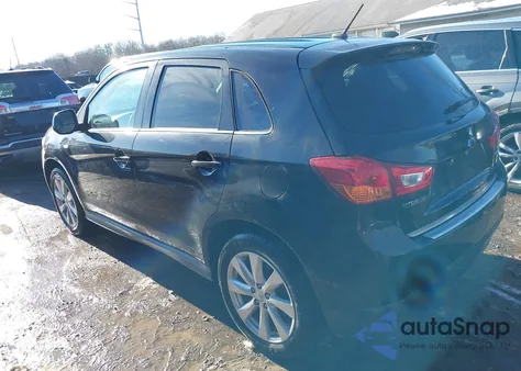 2014 Mitsubishi Outlander Sport Se from USA, damaged, VIN 4A4AP4AU2EE018561